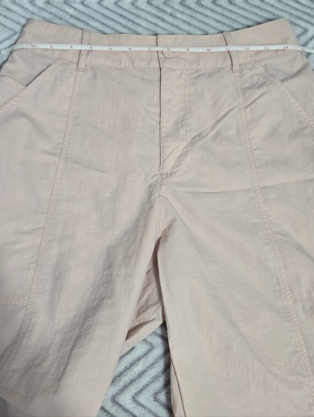Alo Yoga High-Waist Voyager Trouser Pink Wide Leg M - Picture 9 of 11